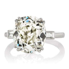 6.04ct old mine cut diamond Ring