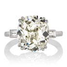 6.04ct old mine cut diamond Ring