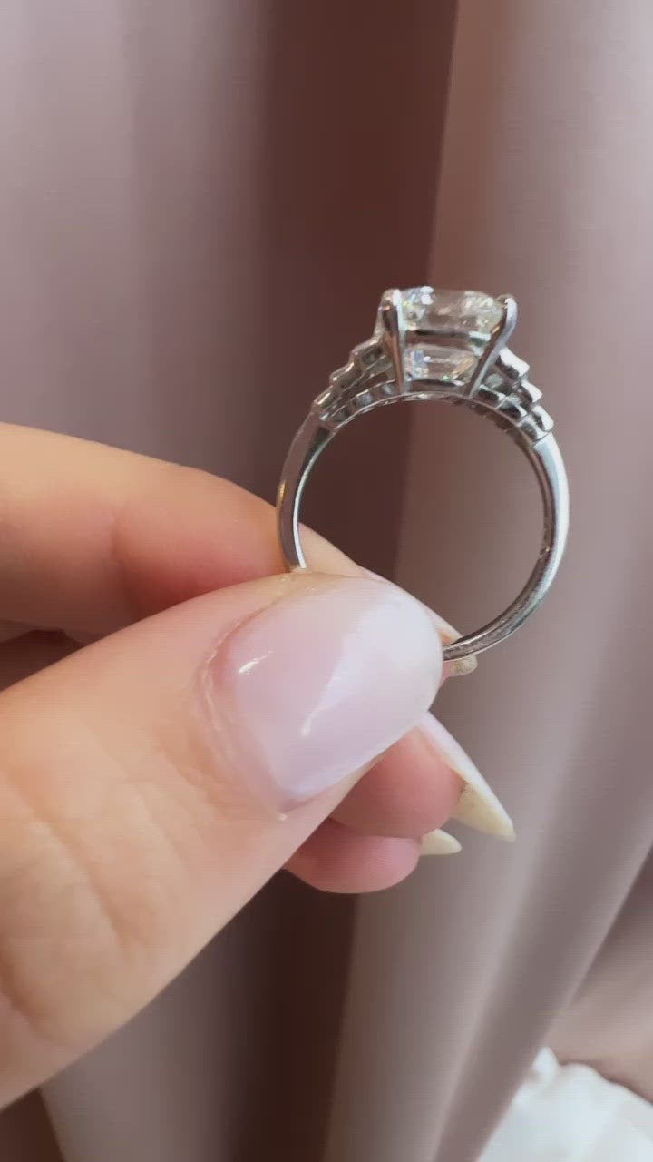  videos and images of vintage -Step  cut diamond 