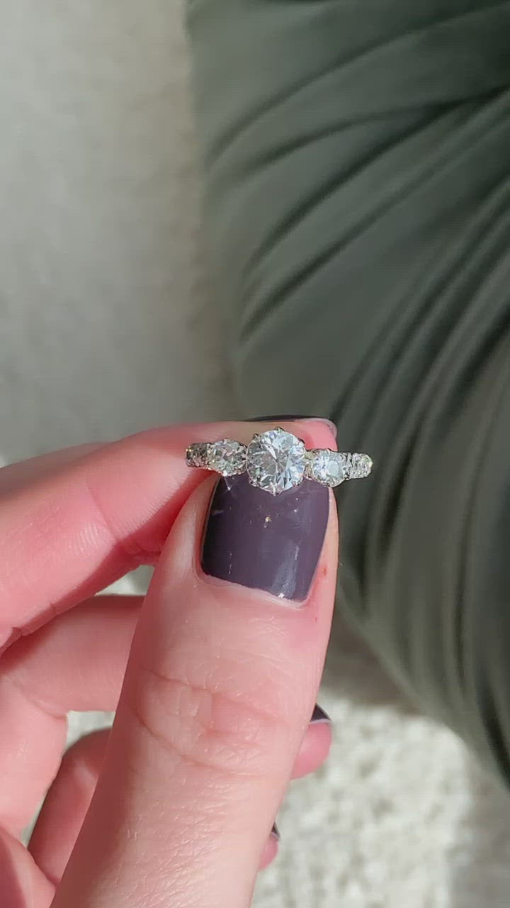 Old European cut diamond 