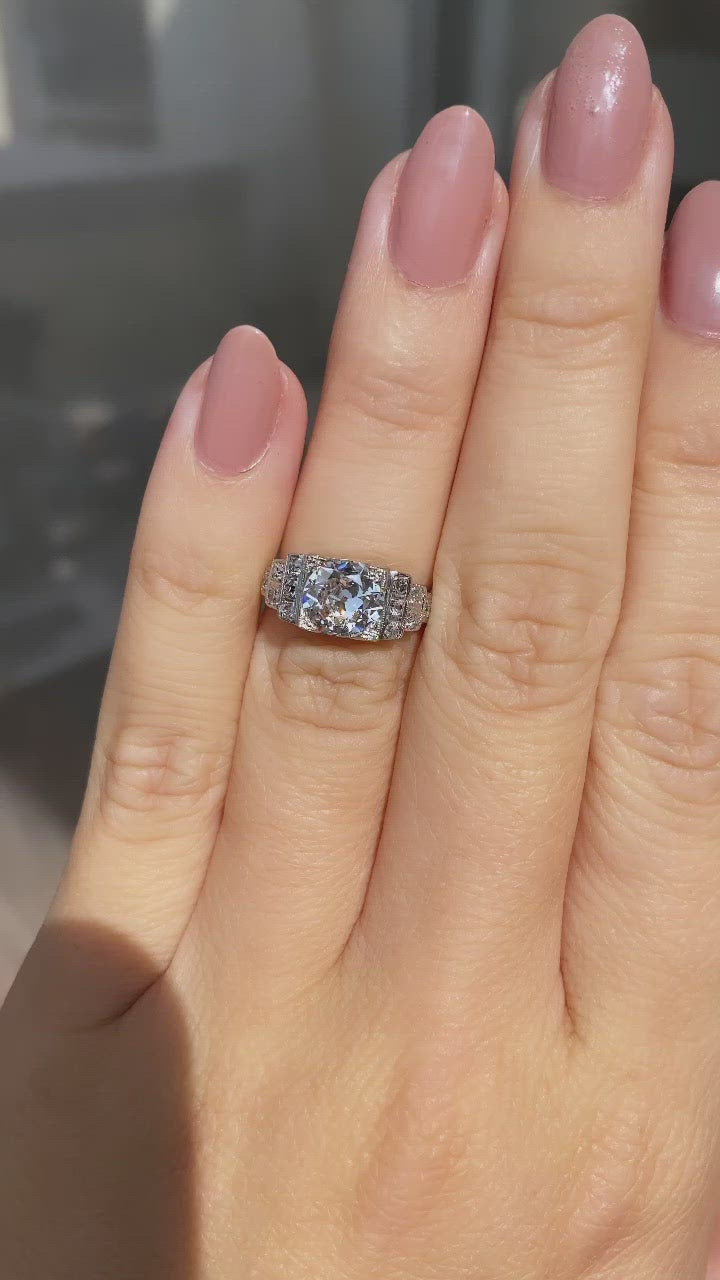  videos and images of vintage -Transitional cut diamond 