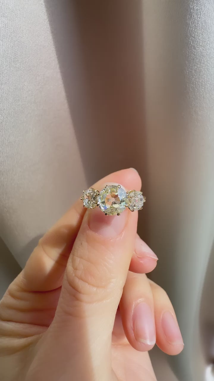 Old European cut diamond 