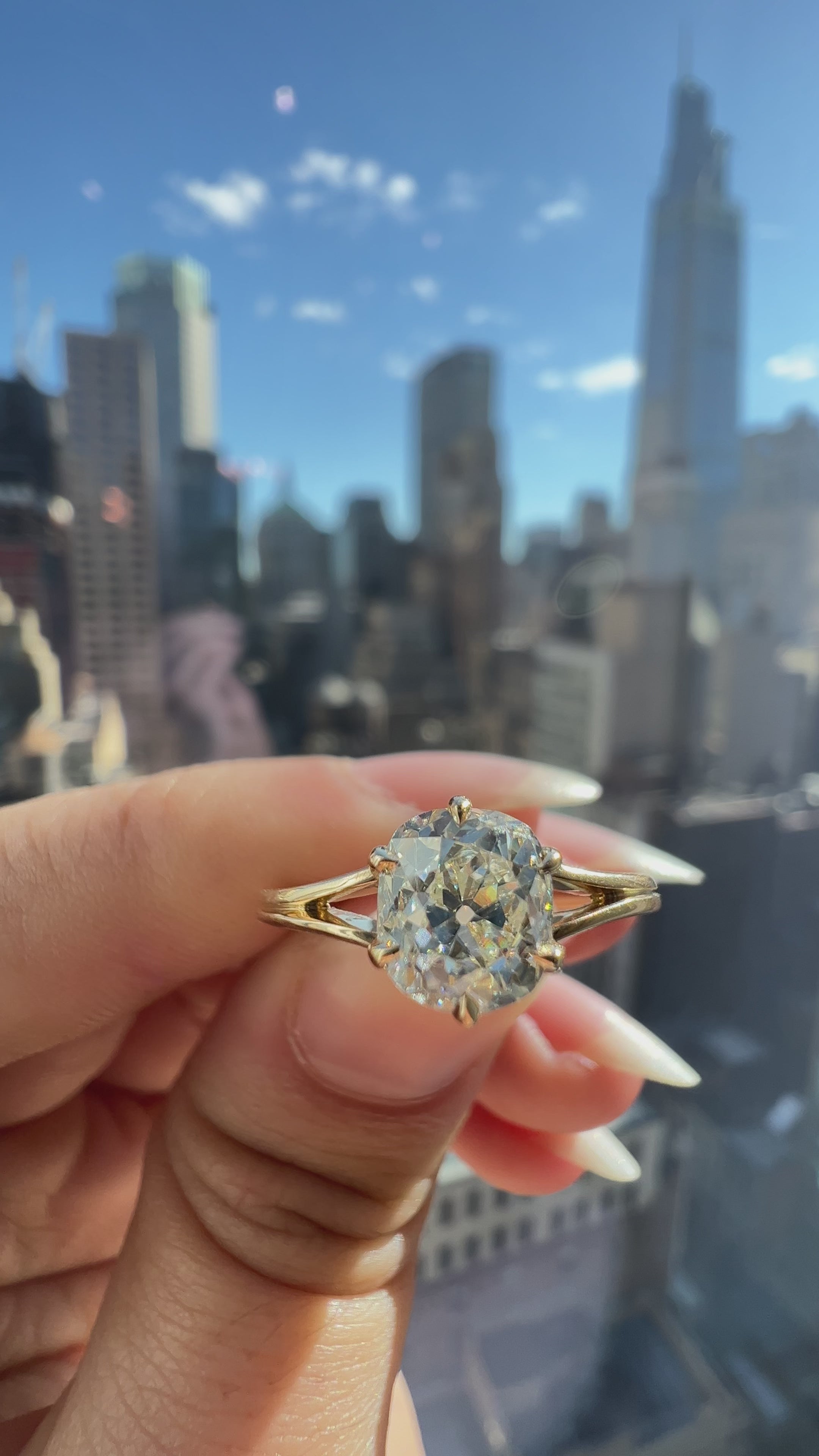 Old Mine cut diamond 