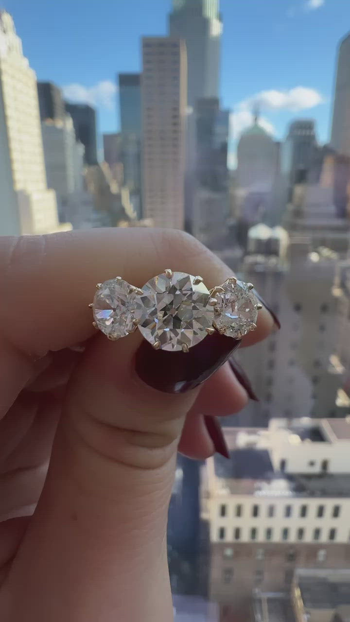 Old European cut diamond 