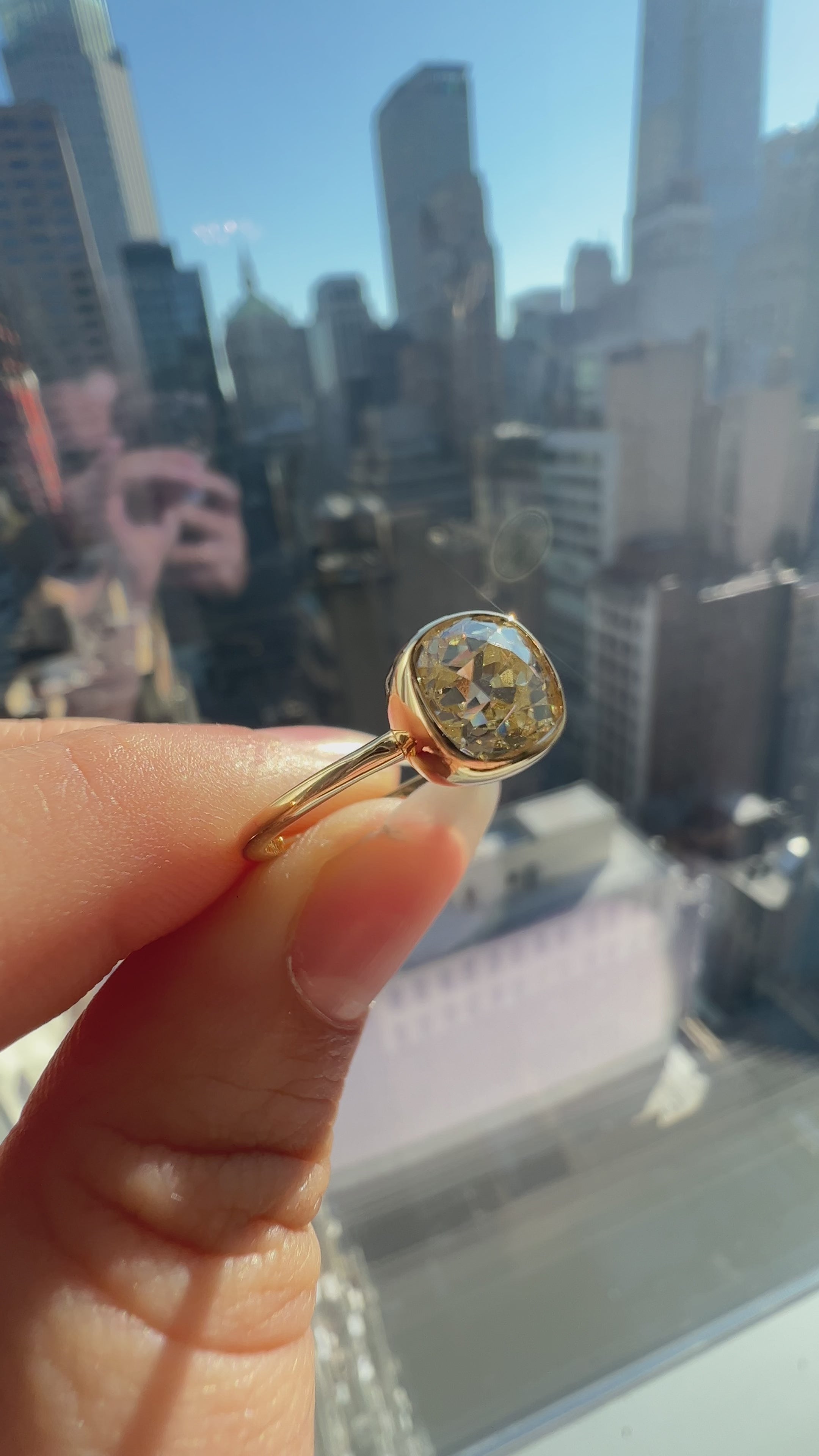 Old Mine cut diamond 