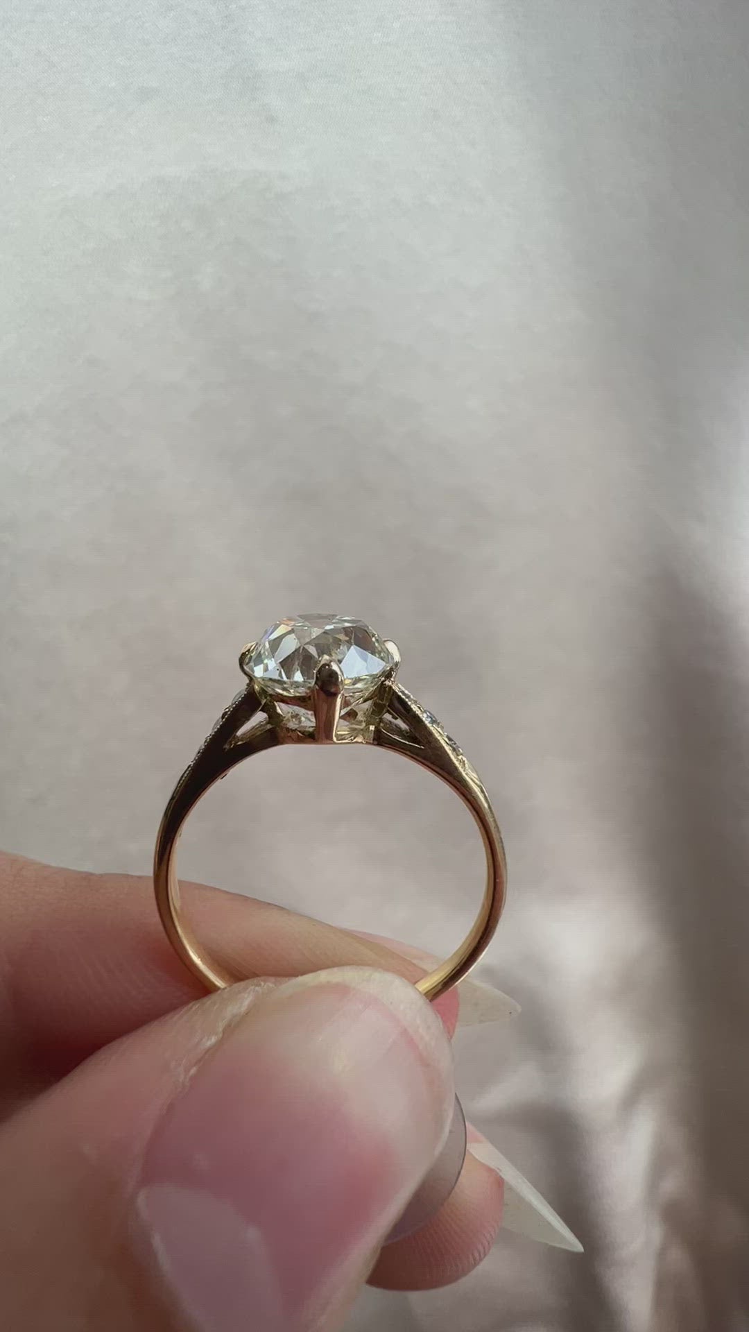 Old Mine cut diamond 