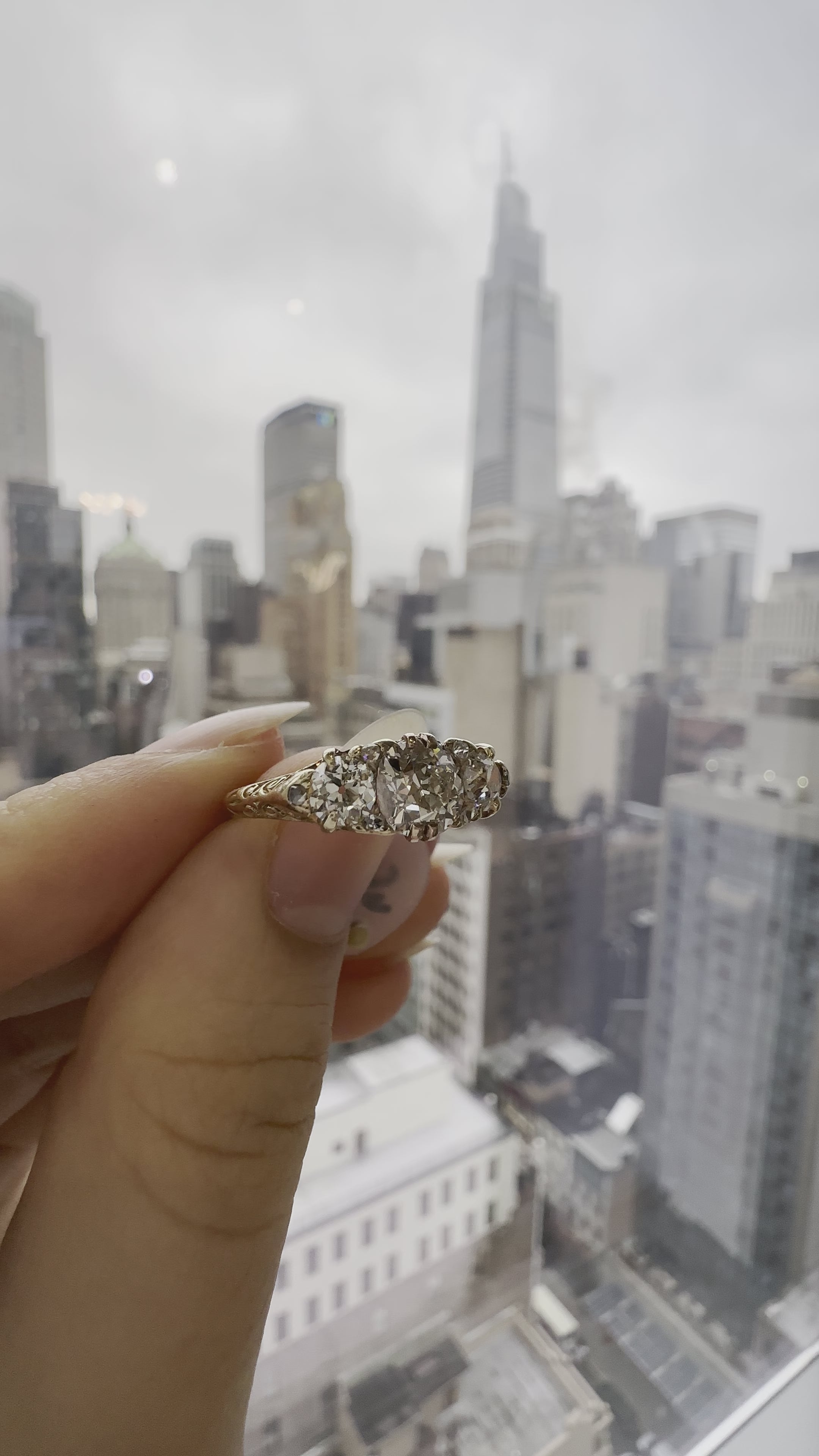 Old Mine cut diamond 