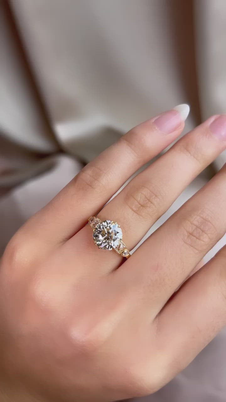 Old European cut diamond 