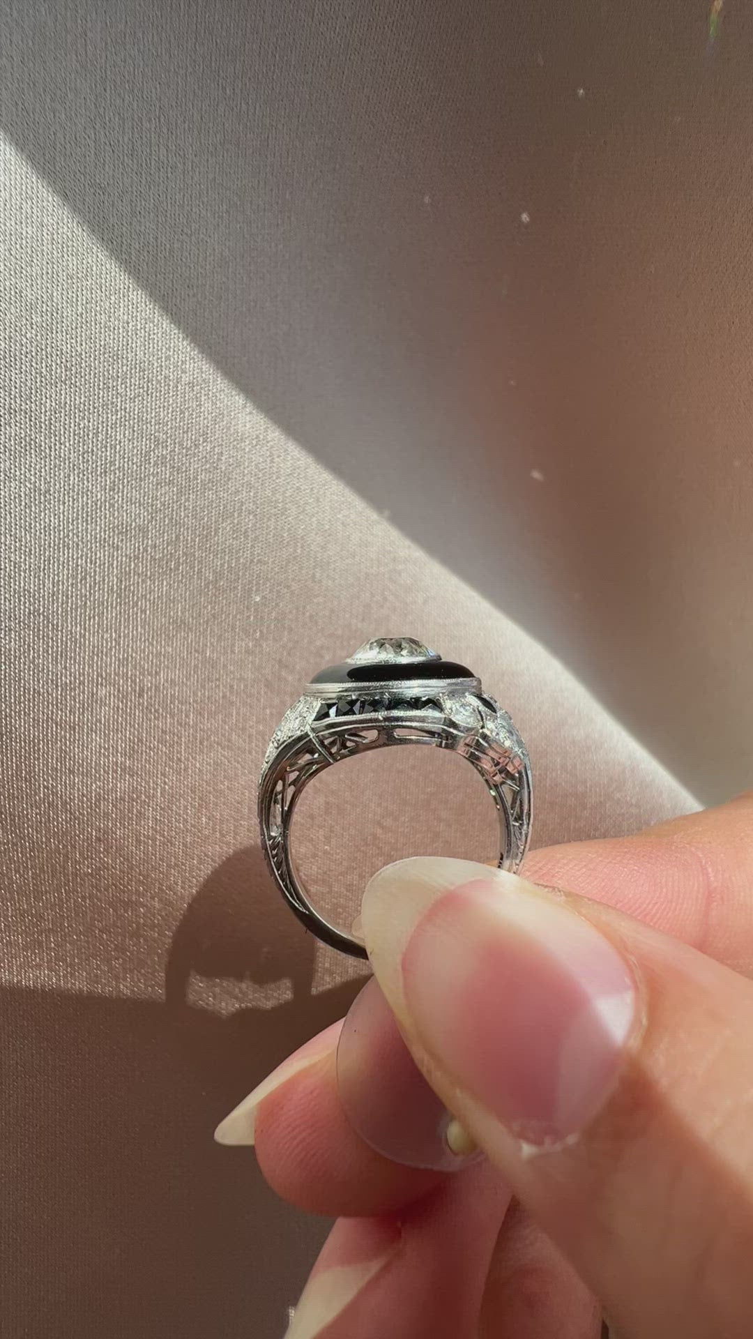 Old European cut diamond 