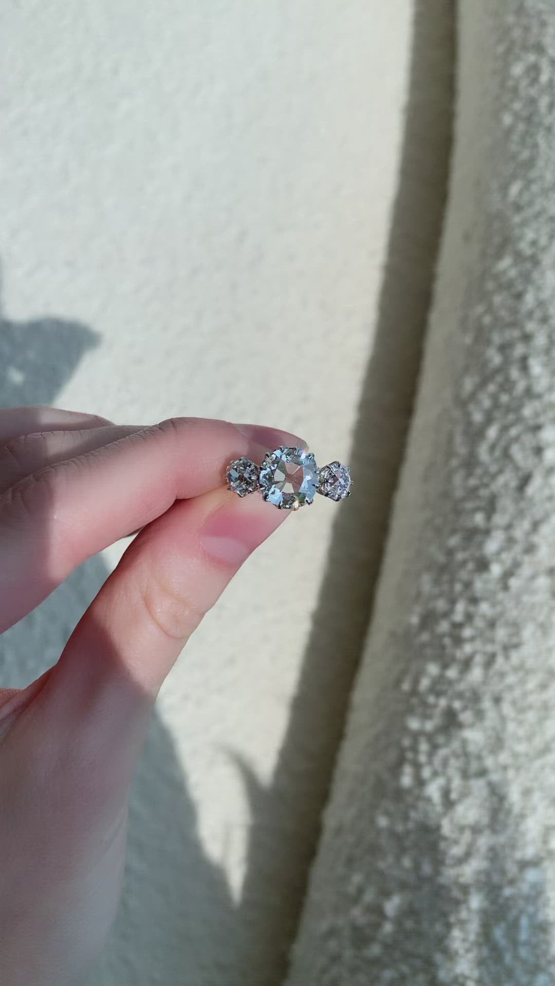  videos and images of vintage -Old Mine cut diamond 