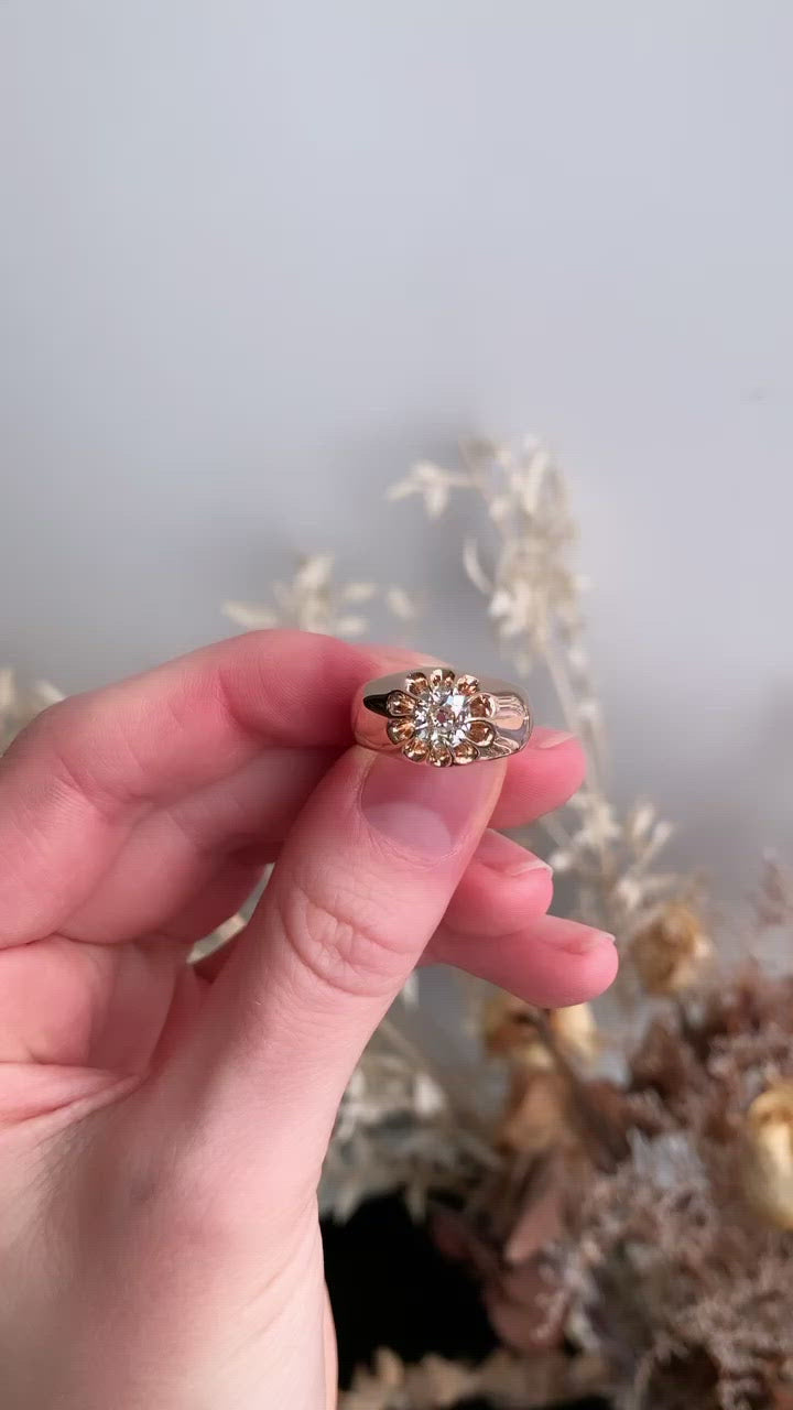 Old Mine cut diamond 