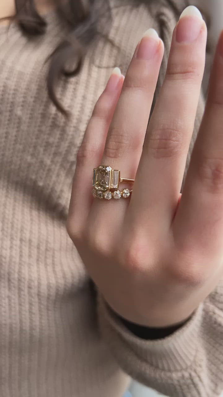  videos and images of vintage -Old Mine cut diamond 