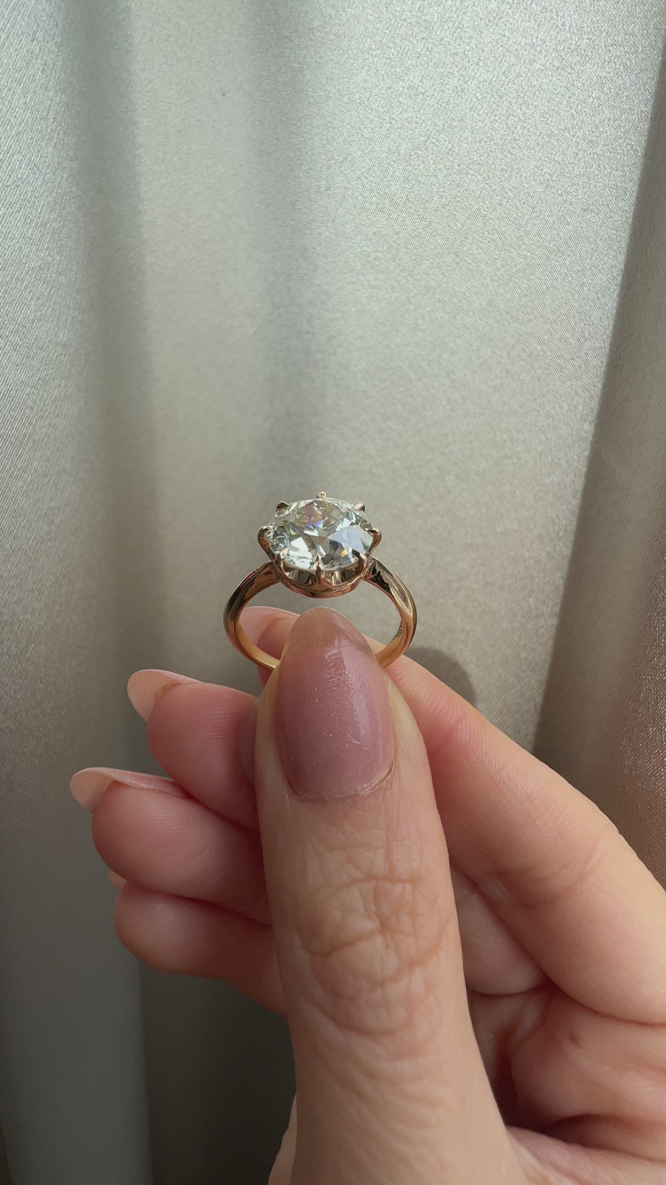 Old European cut diamond 