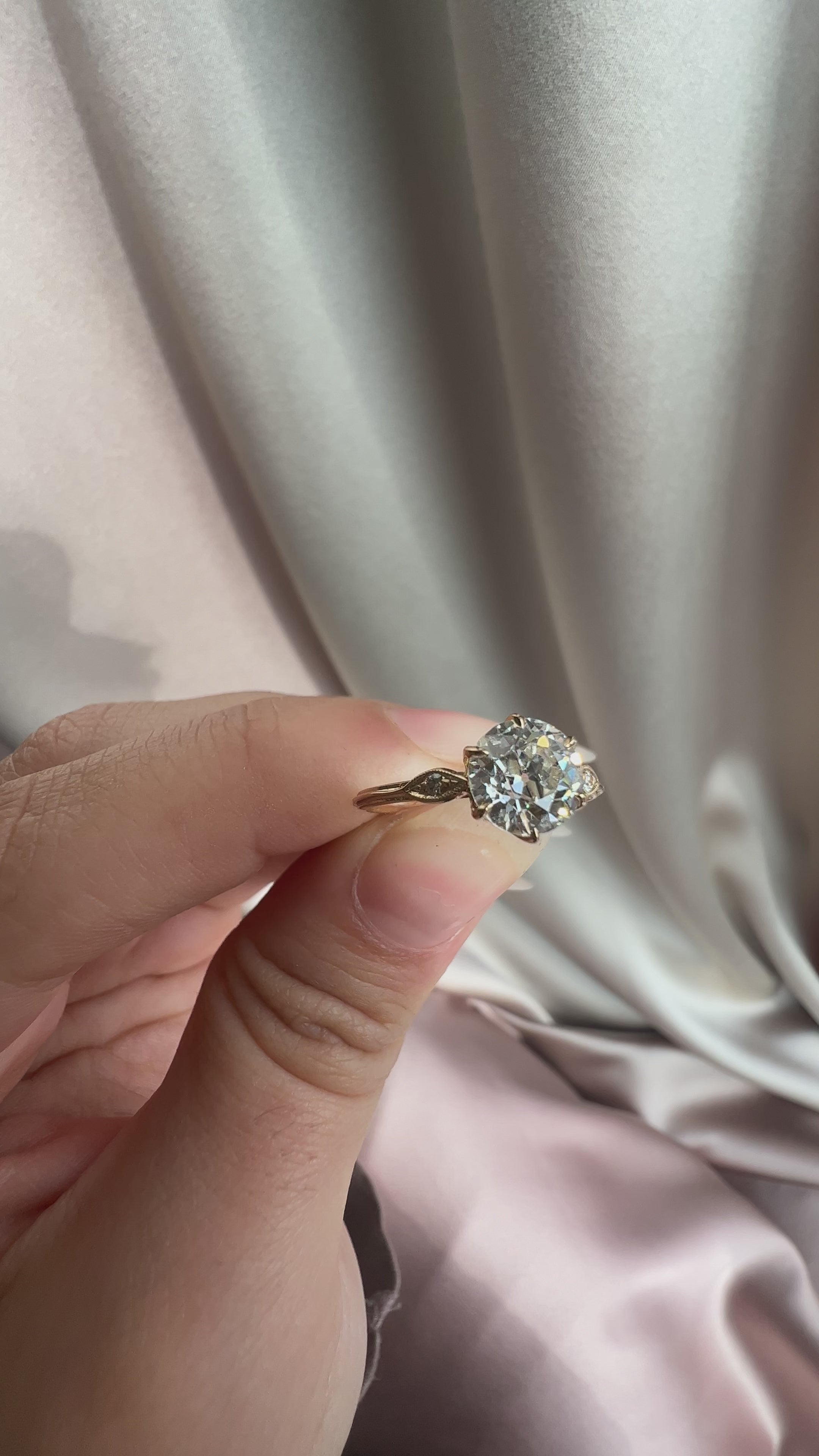 Old European cut diamond 