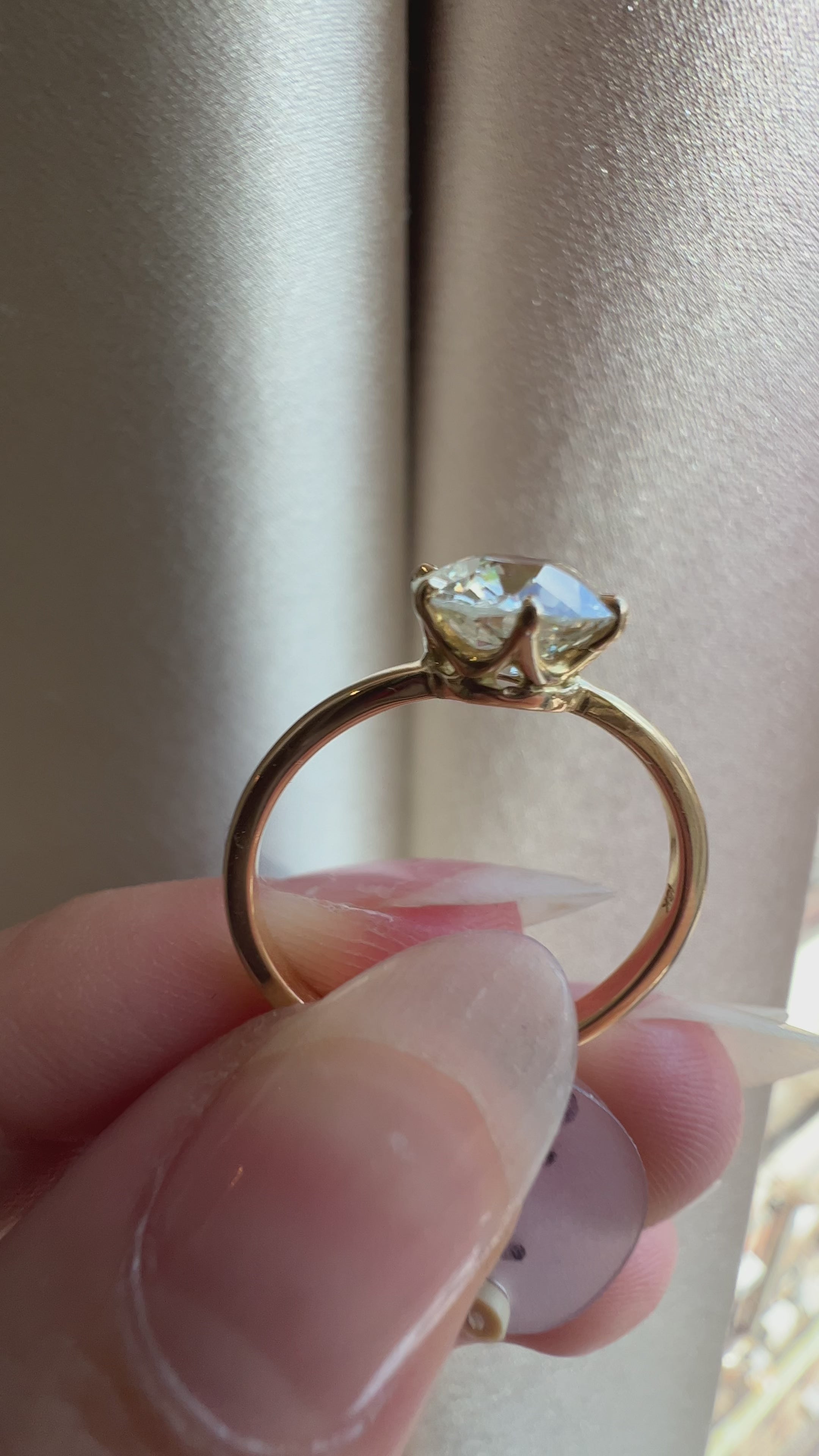 Old Mine cut diamond 