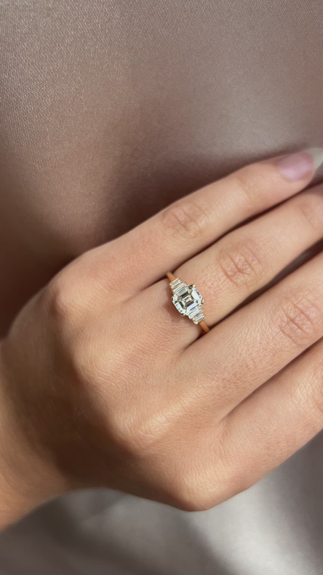 j-k-l color, vs clarity diamond in yellow gold setting