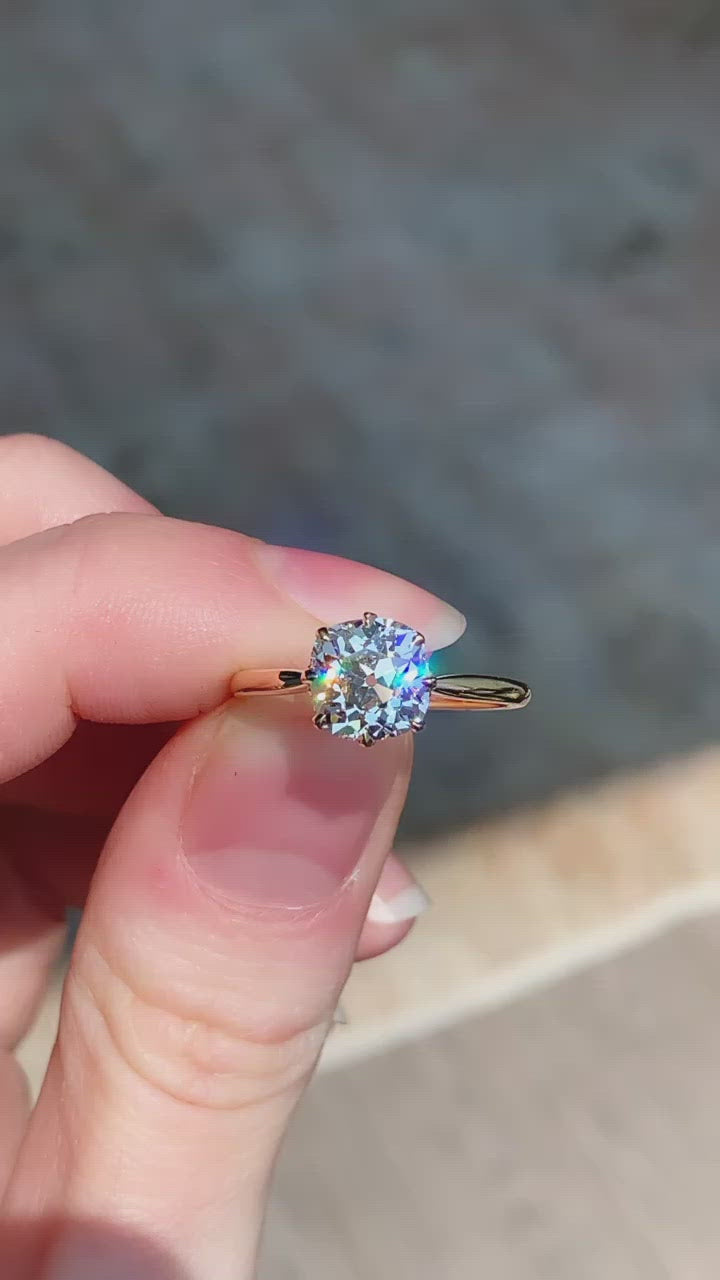 Old Mine cut diamond 