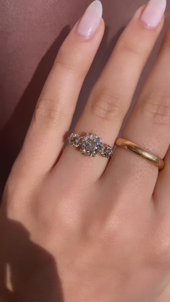  videos and images of vintage Rings-Old European cut diamond Rings