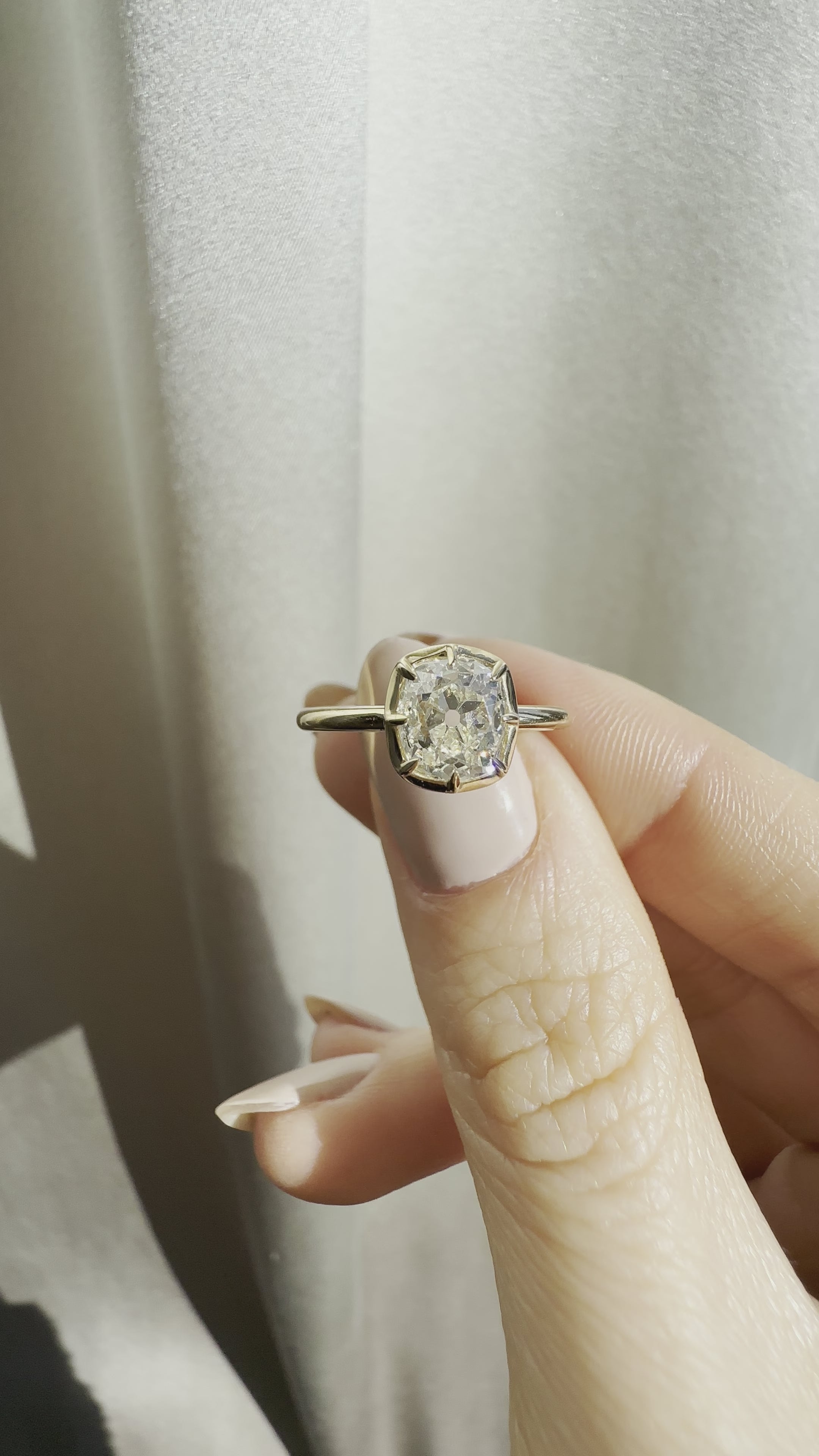 Old Mine cut diamond 