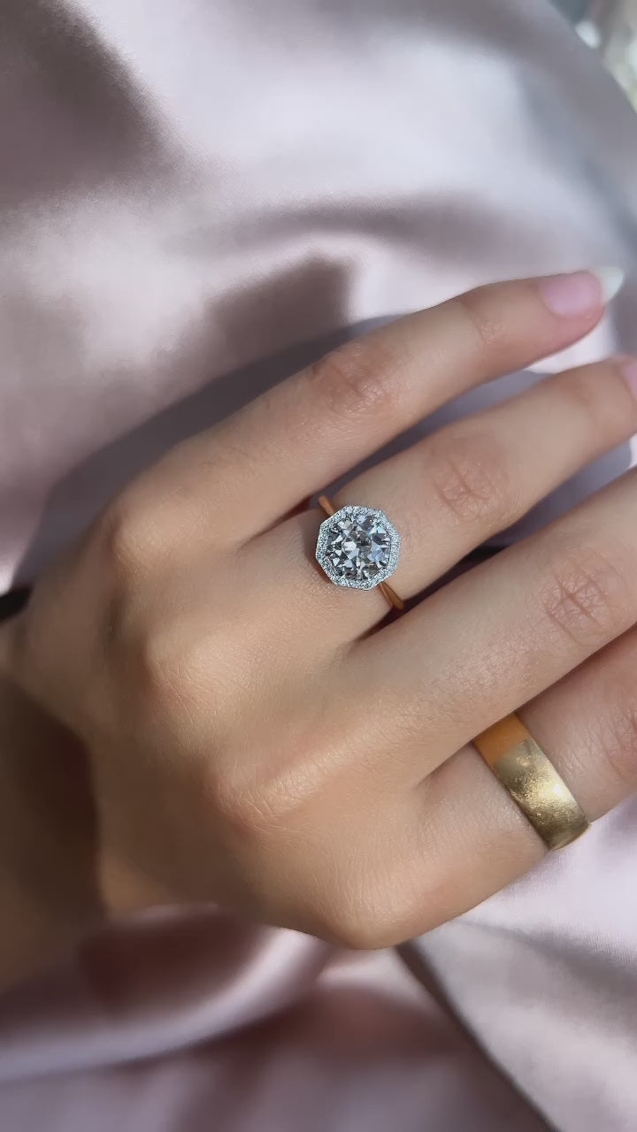 Transitional cut diamond 