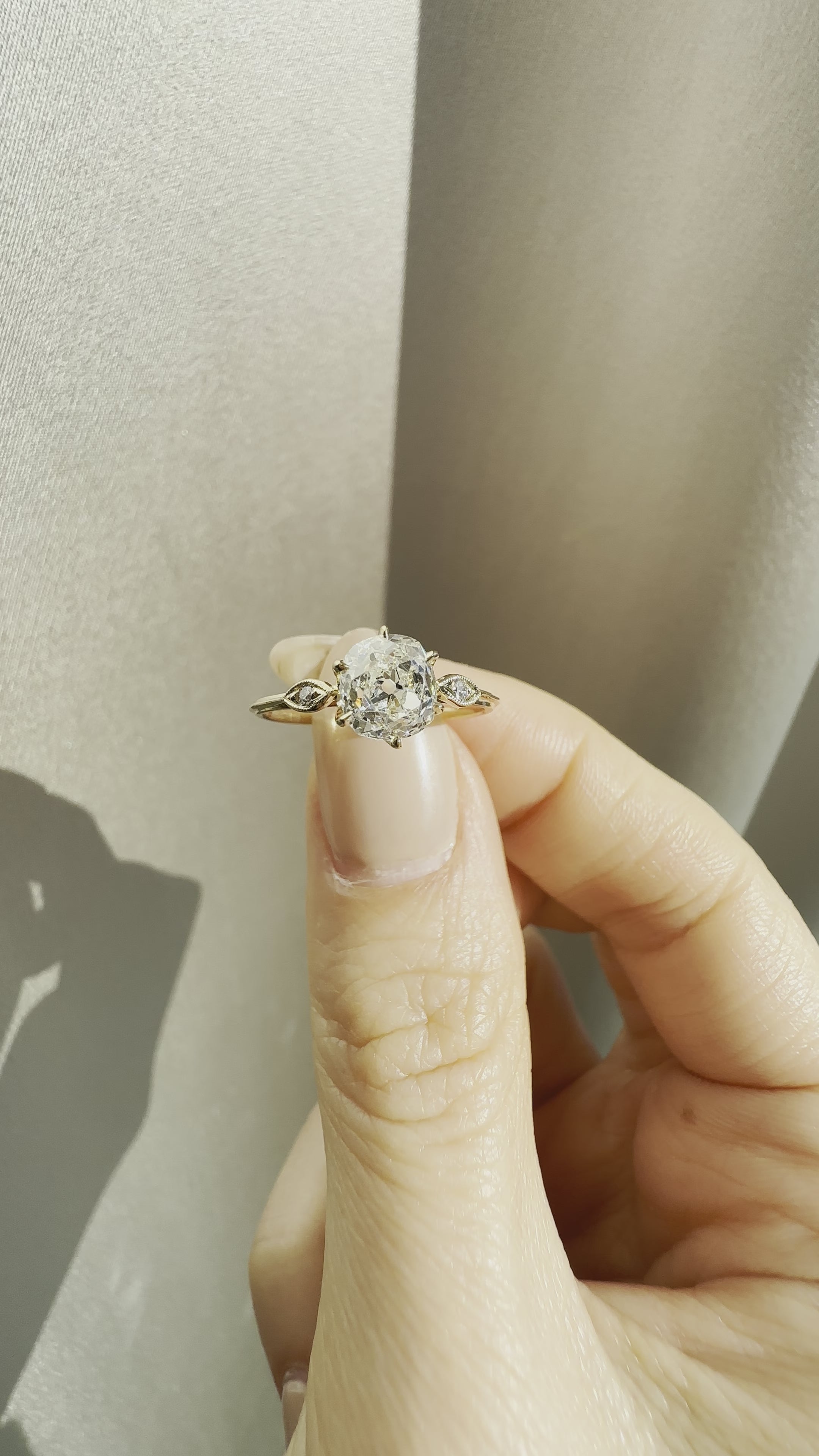 Old Mine cut diamond 