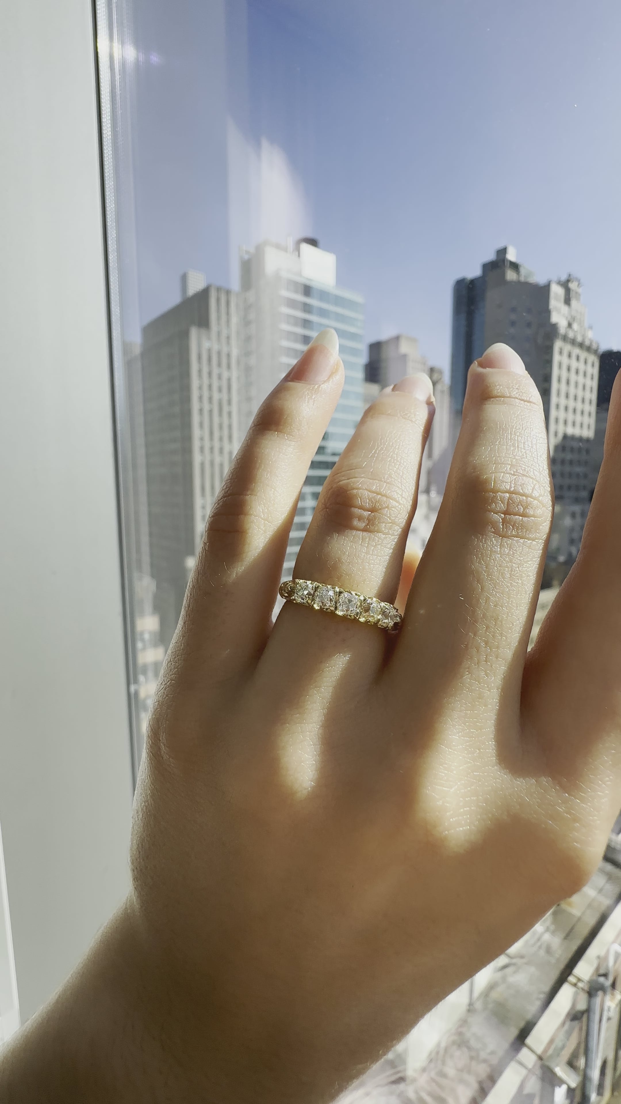 Less than 1  vintage engagement ring