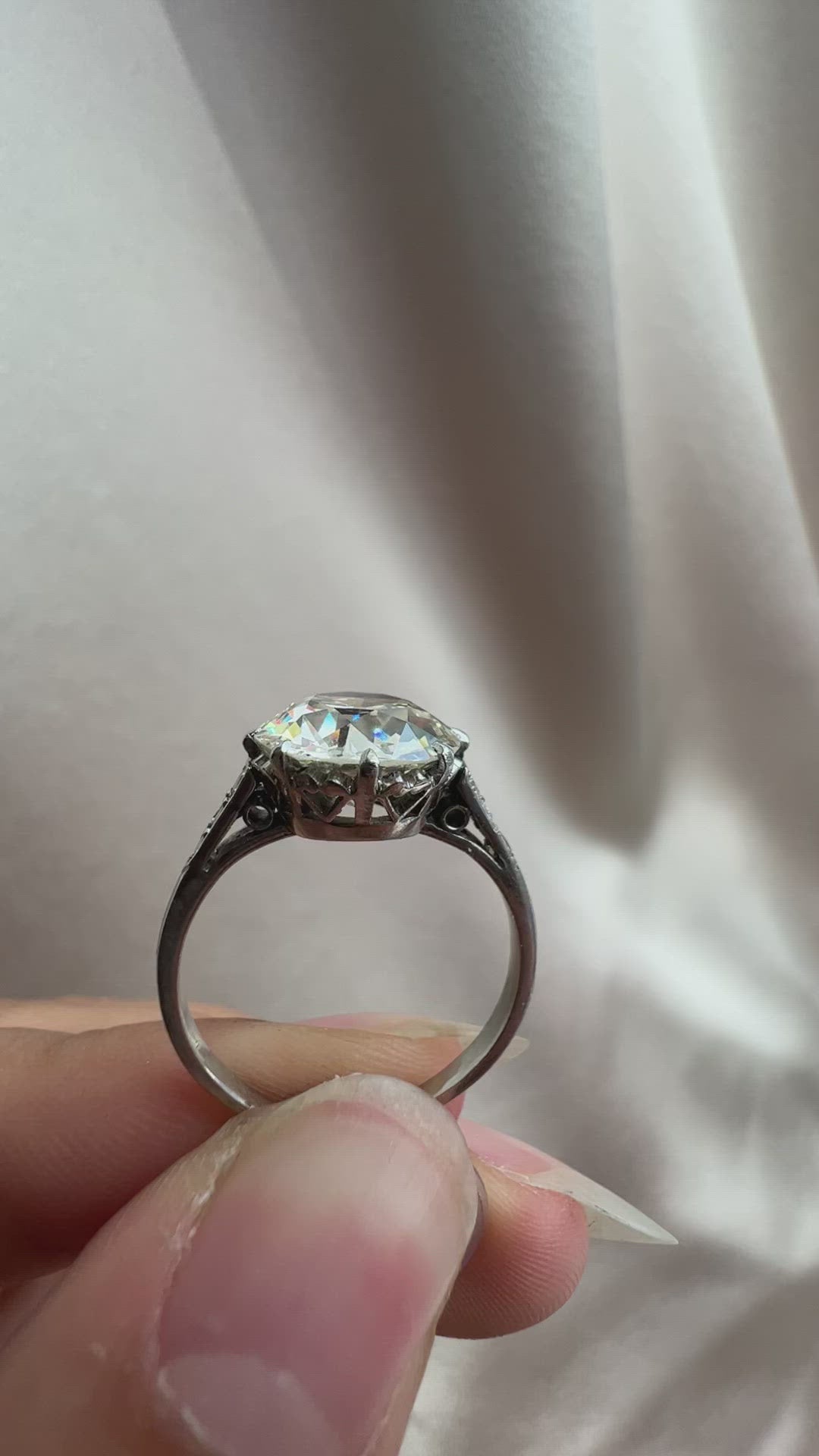 Old European cut diamond 