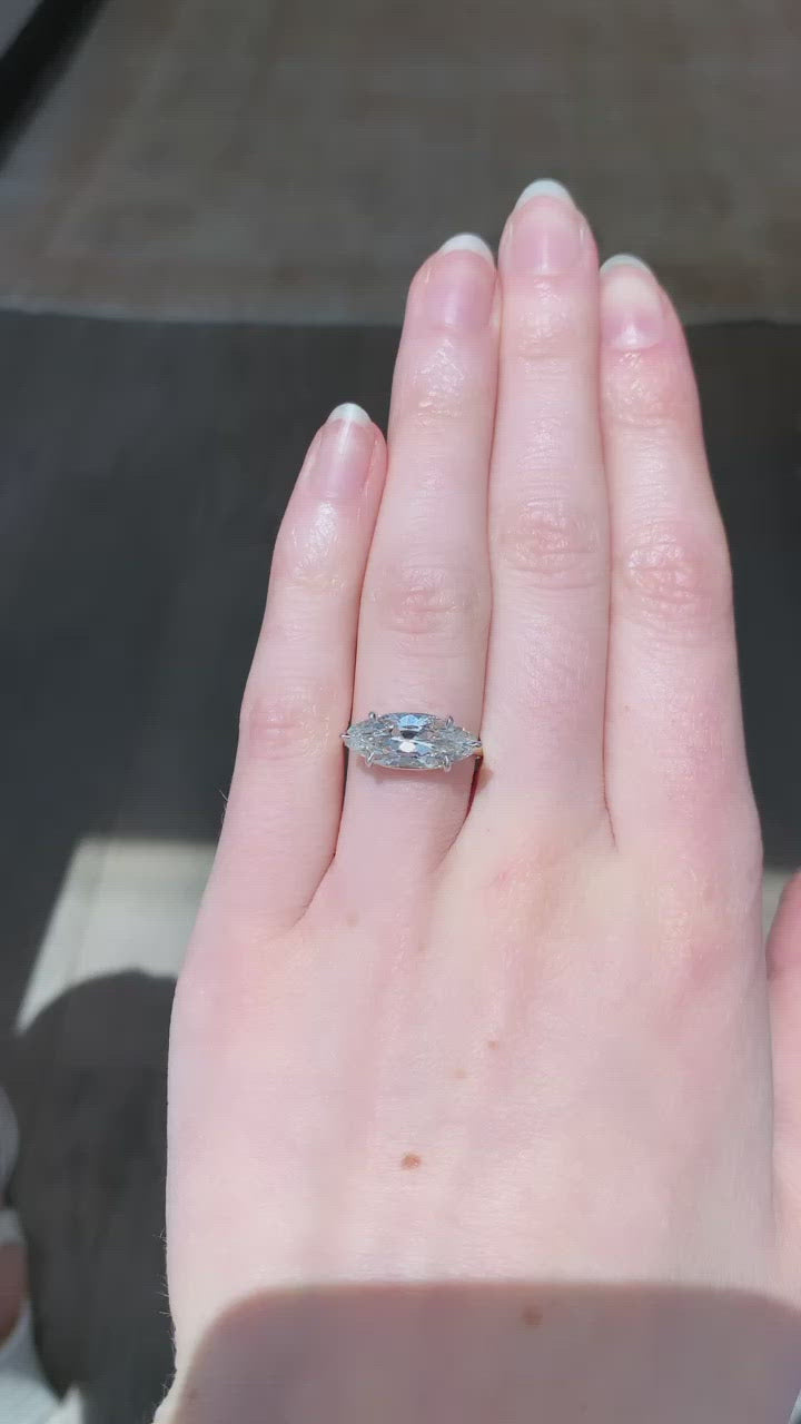  videos and images of vintage -Marquise/Oval cut diamond 