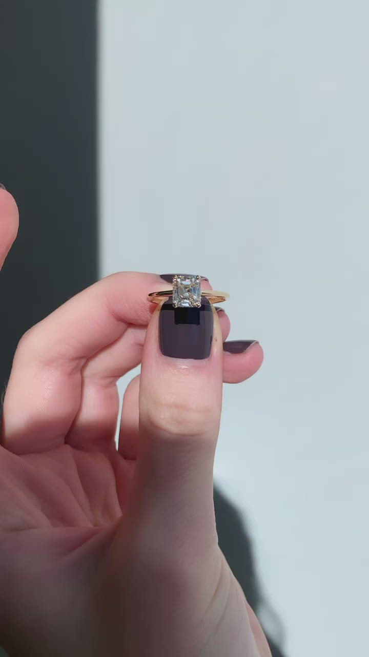  videos and images of vintage Rings-Step  cut diamond Rings