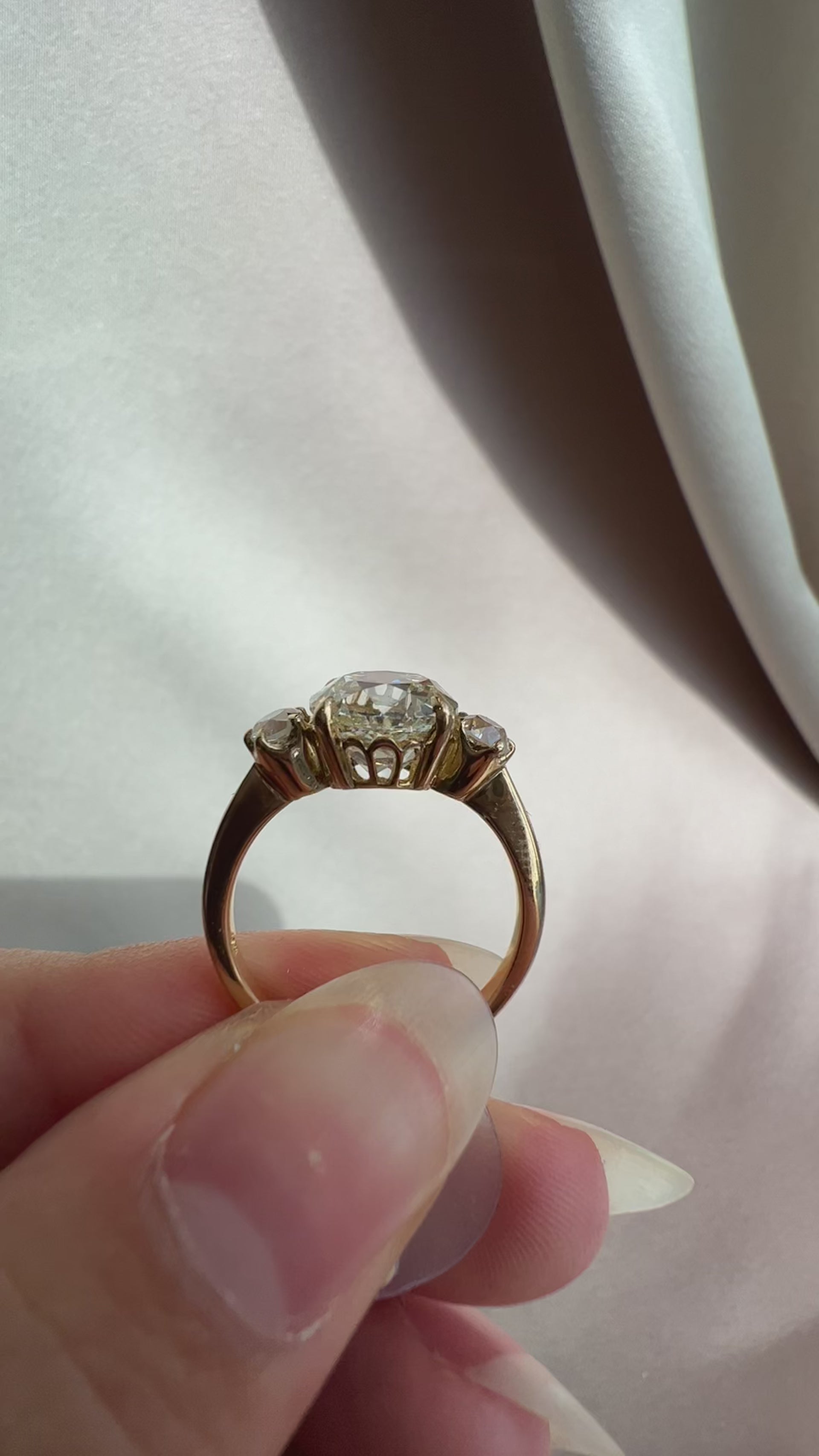 Old Mine cut diamond 