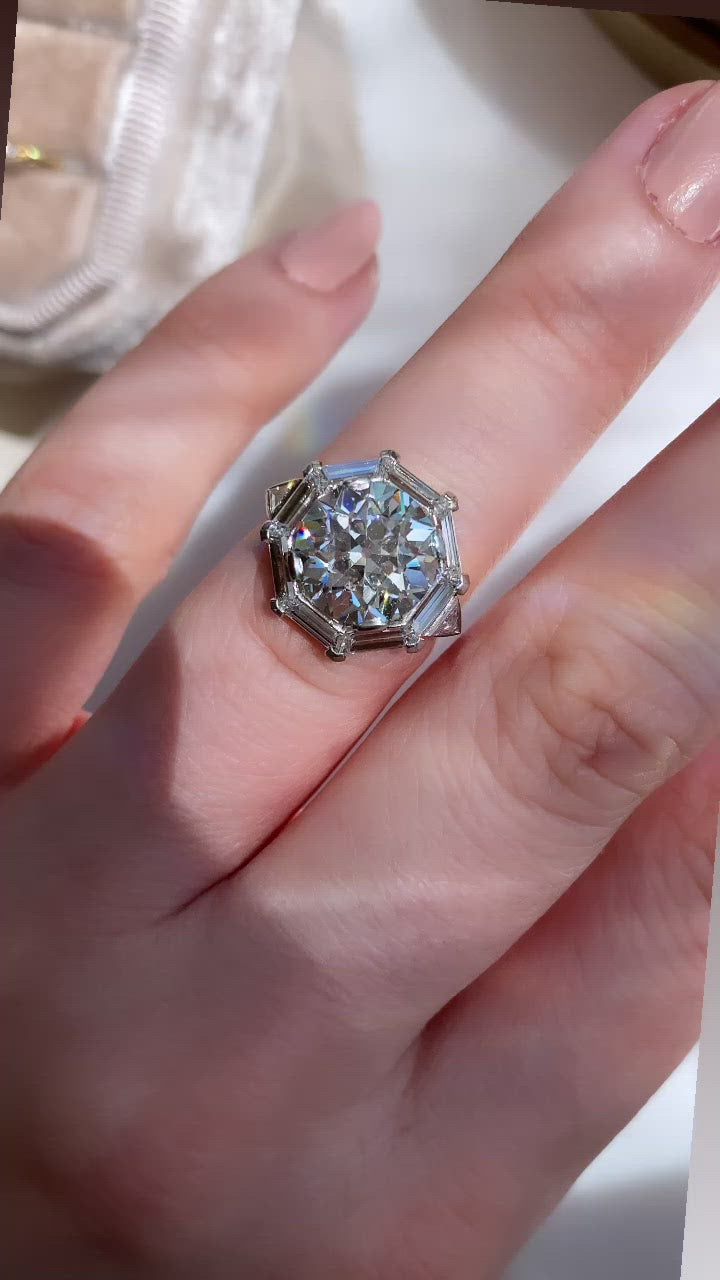 Old European cut diamond 