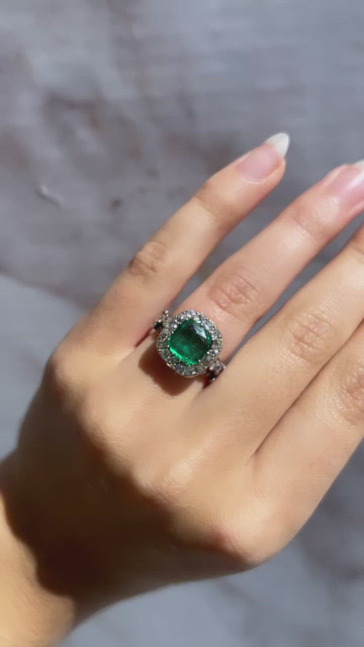  videos and images of vintage -Step  cut diamond 