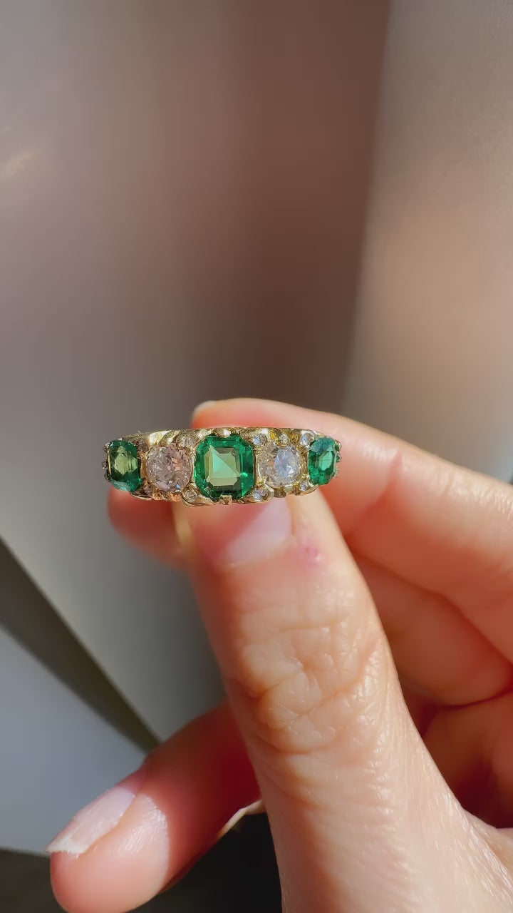 diamond in yellow gold setting