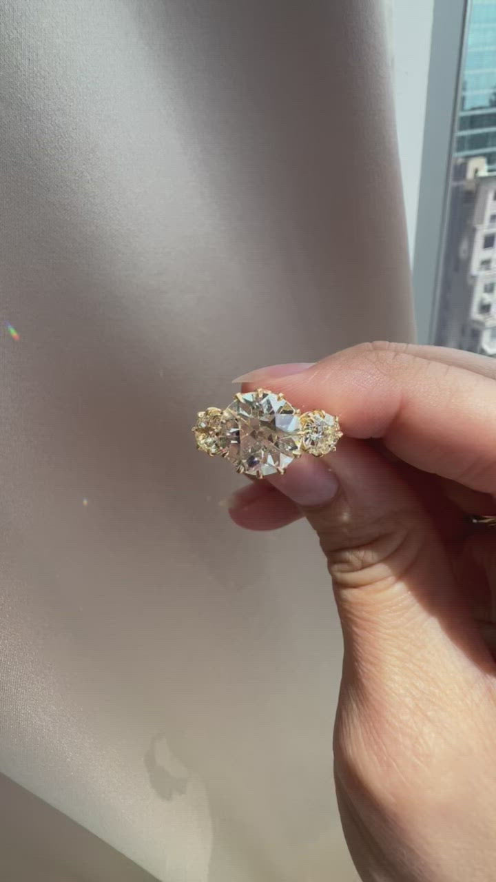 Old European cut diamond 