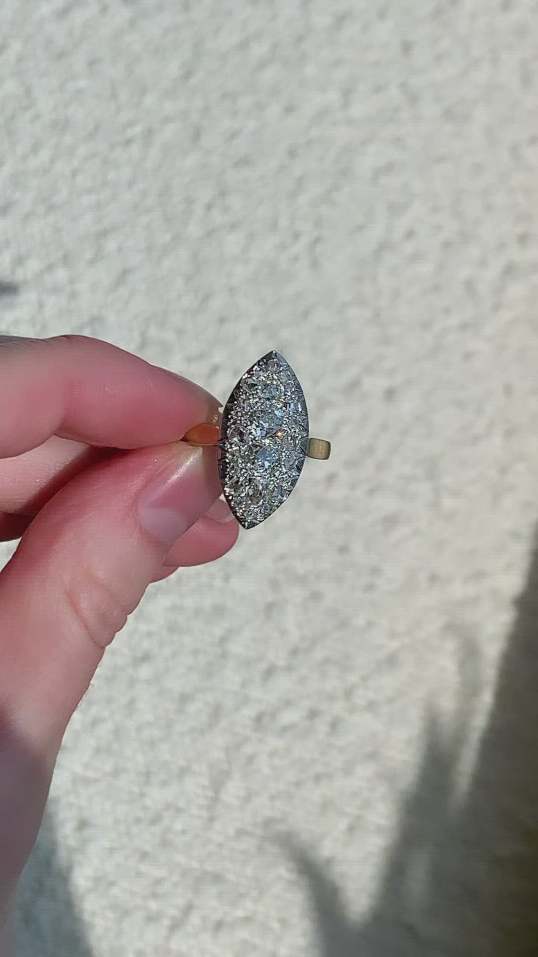 Old Mine cut diamond Rings