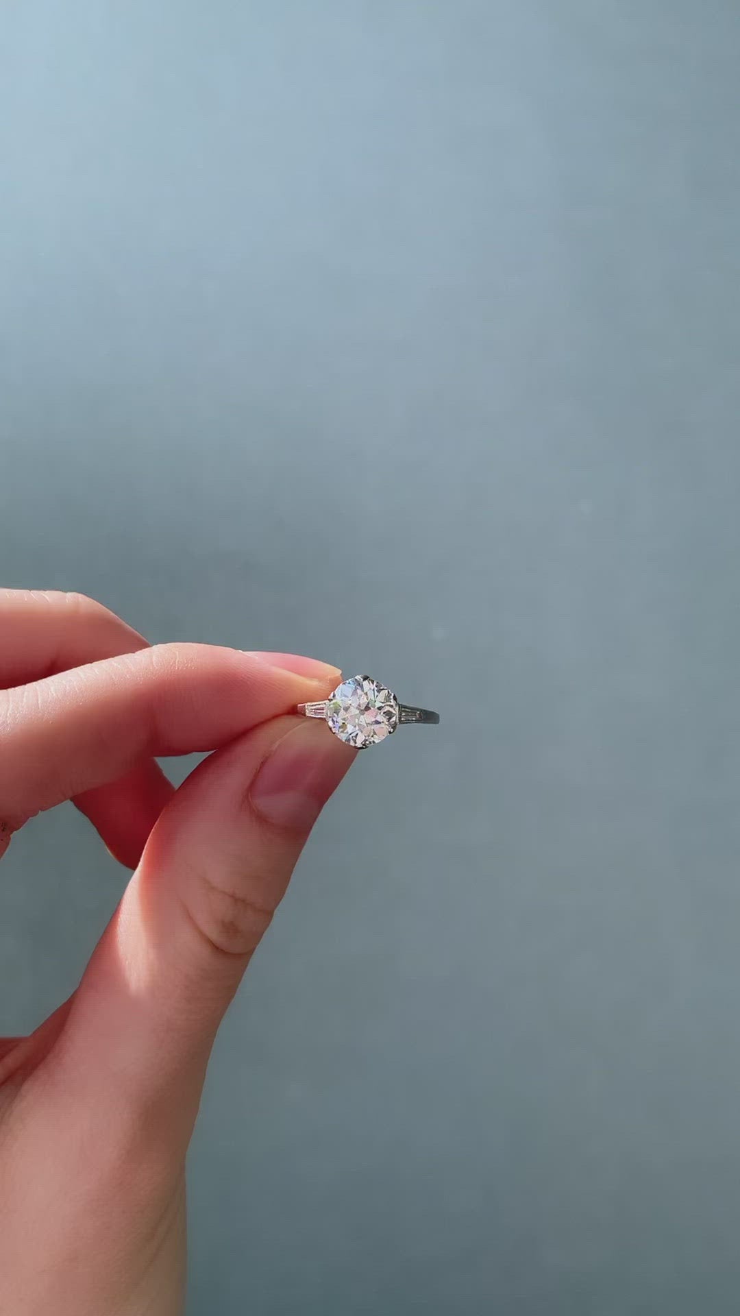 Old European cut diamond 