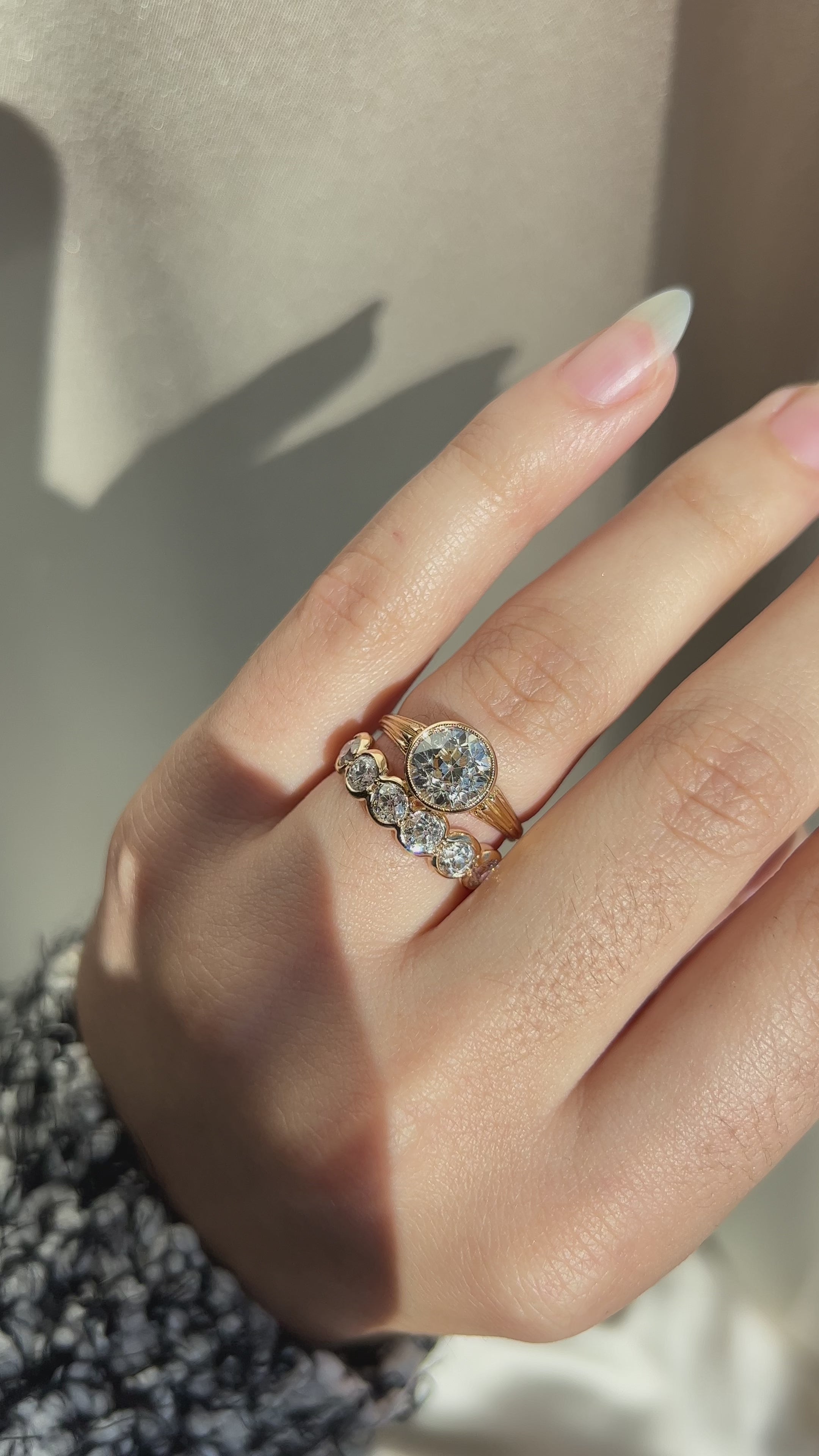 Old European cut diamond 