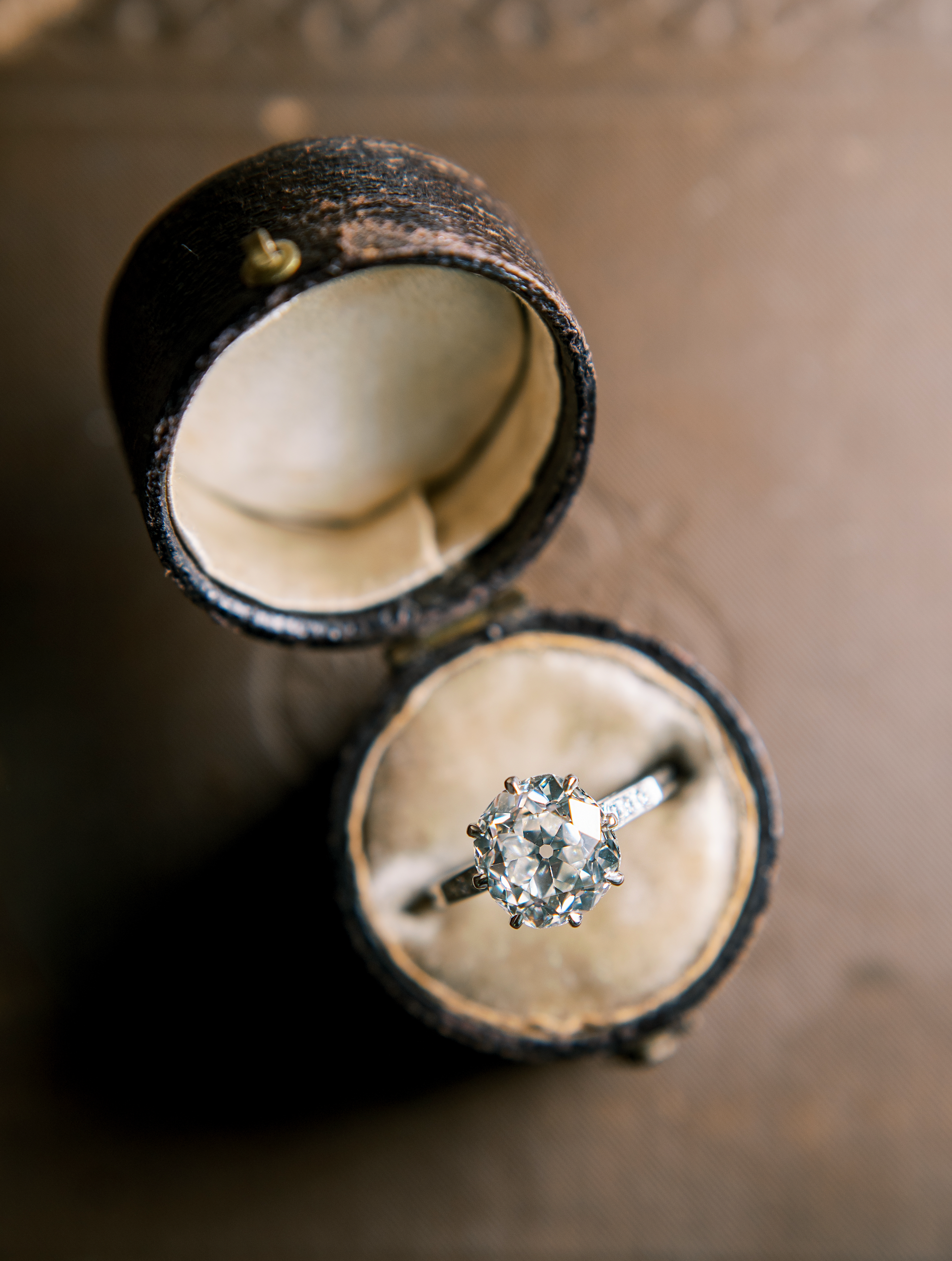 j-k-l color, vs clarity diamond in platinum setting