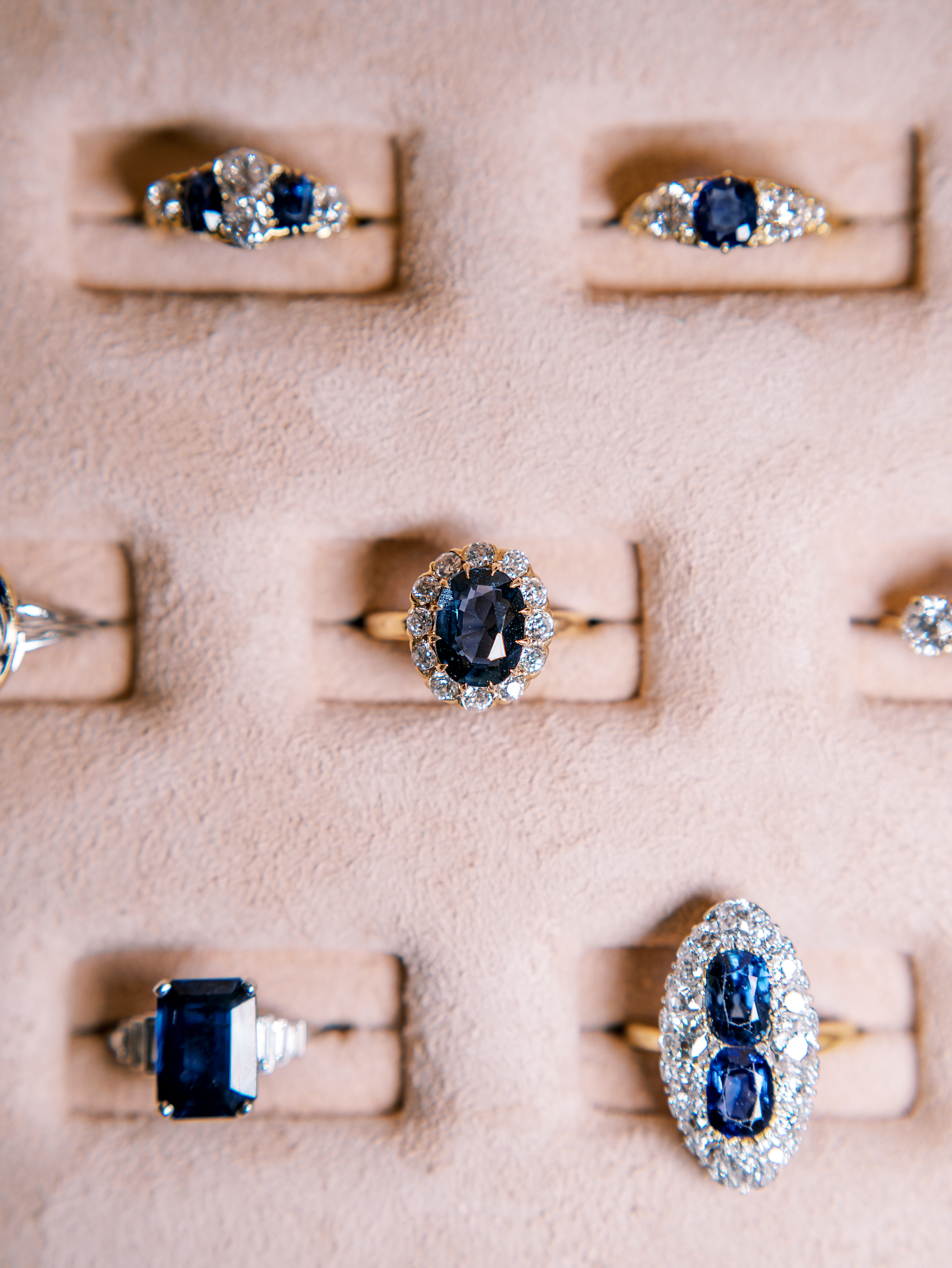 diamond in yellow gold setting