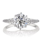 Stunning Bright 2.17ct Old European Cut Diamond in Platinum