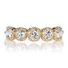 Five Stone Diamond Half Hoop