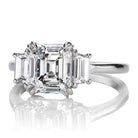Bright 1.79 ct Asscher Cut Diamond in Platinum Setting