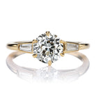 1.64ct Old European Cut Diamond Engagement Ring