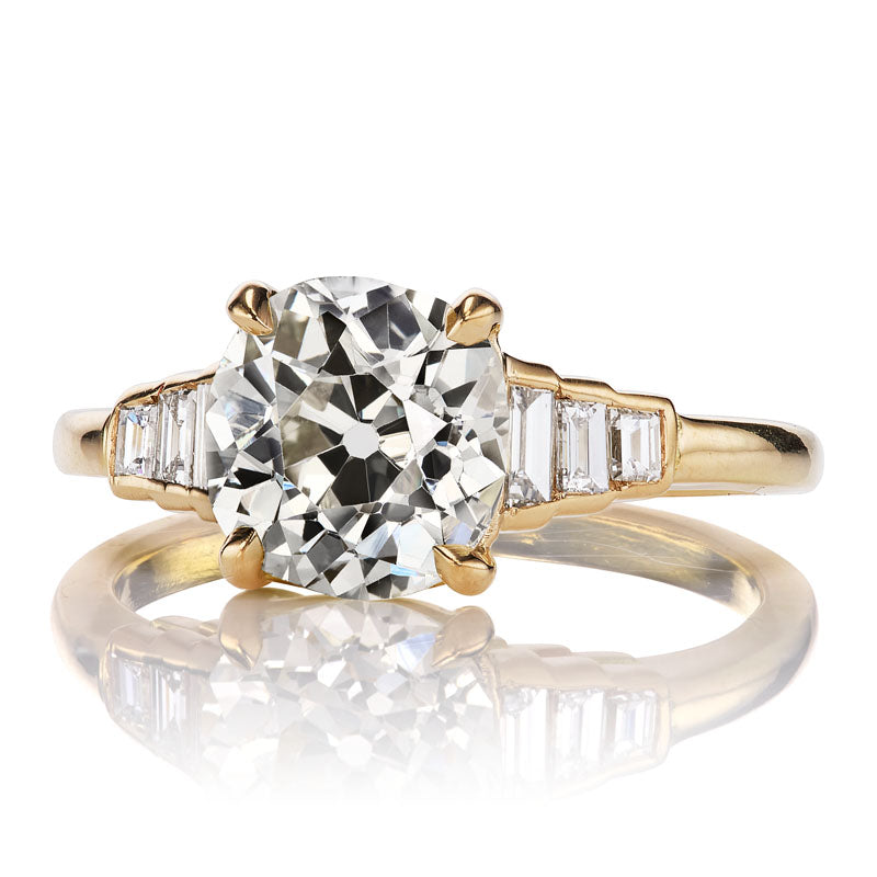 2.02ct old mine cut diamond diamond