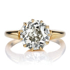 Beautiful Old European Cut Diamond Solitaire Ring