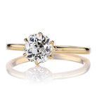 1.32 carat Old Mine Cut 6-prong Engagement Ring