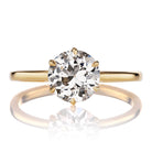 Unique Faint Brown Transitional Cut Diamond