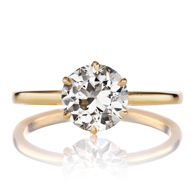 Unique Faint Brown Transitional Cut Diamond