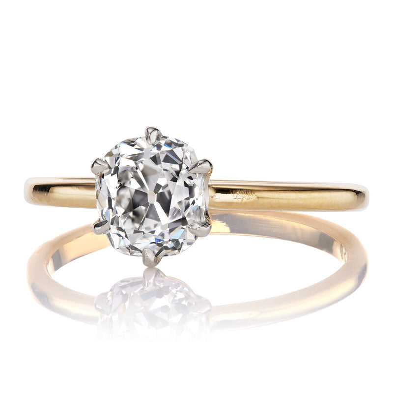 1.50ct Old Mine Cut Diamond diamond engagement ring