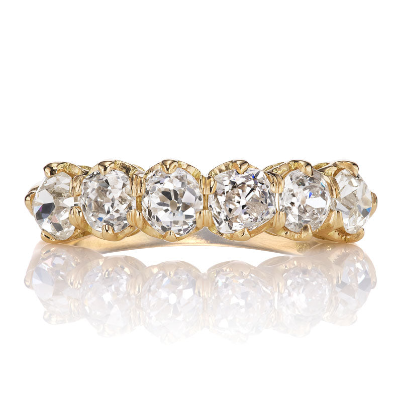 Half Hoop Wedding Band - 1.82 total carats